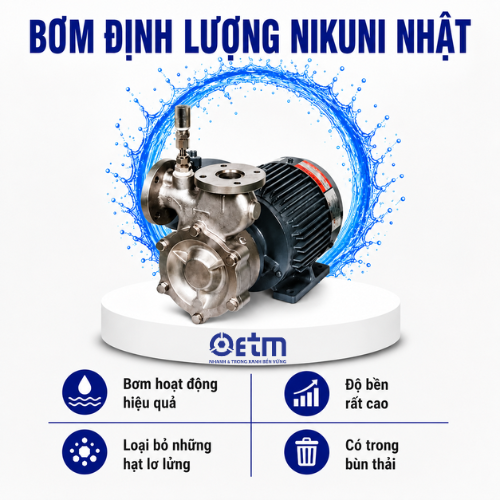 Thiết bị tạo vi bọt Nikuni Nhật 